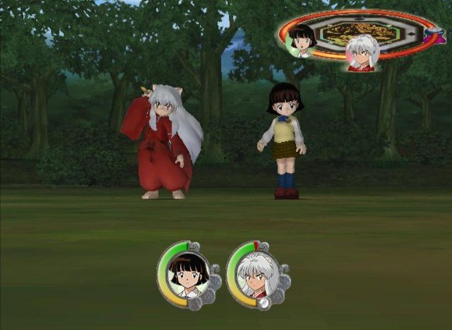 InuYasha: The Secret of the Cursed Mask  in-game screen image #1 