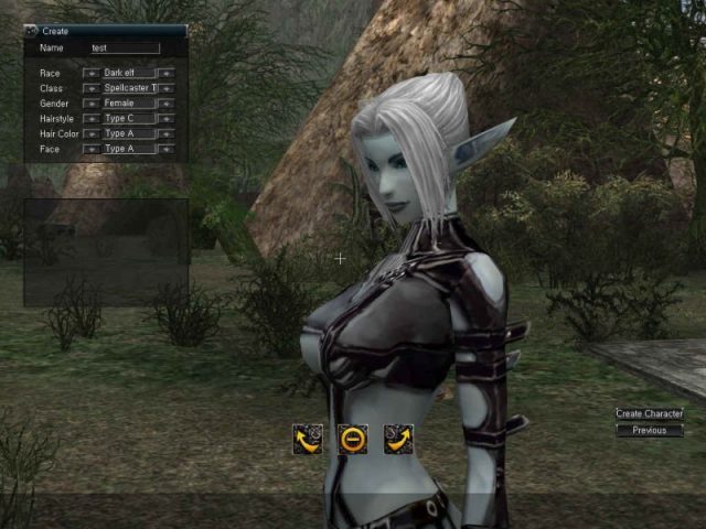Lineage II  in-game screen image #1 Character creation