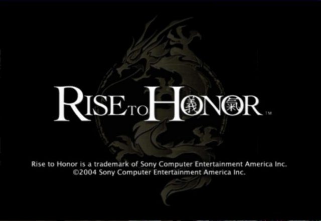 Rise to Honor  title screen image #1 