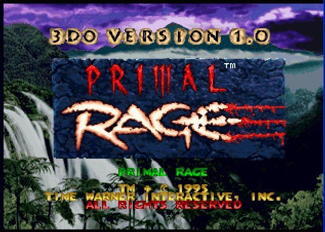 Primal Rage title screen image #1 