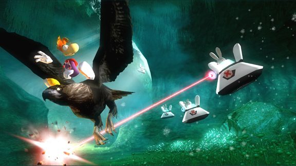 Rayman Raving Rabbids  in-game screen image #5 