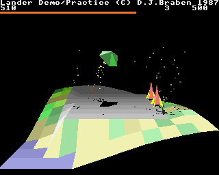 Zarch  in-game screen image #2 Lander demo