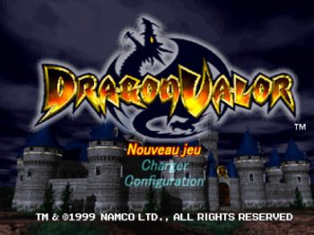 Dragon Valor  title screen image #1 