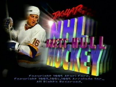 Brett Hull Hockey title screen image #1 
