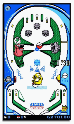 Pokémon Pinball in-game screen image #2 