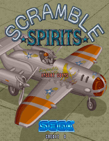 Scramble Spirits title screen image #1 