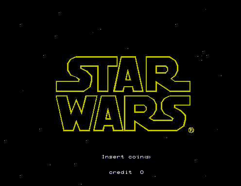Star Wars Arcade title screen image #1 