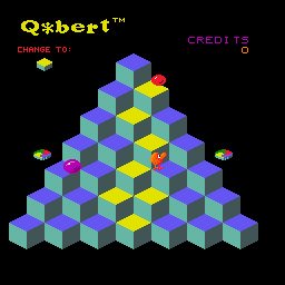 Q*bert  in-game screen image #2 
