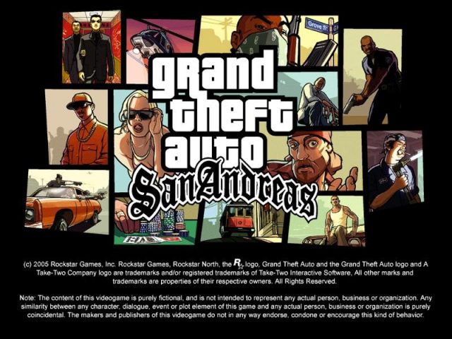 Grand Theft Auto: San Andreas  title screen image #1 