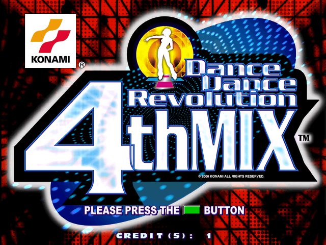 Dance Dance Revolution 4th Mix title screen image #1 