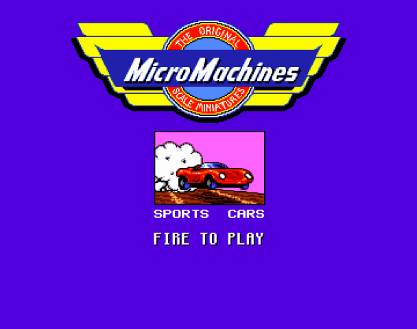 Micro Machines title screen image #1 
