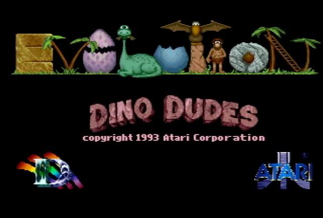Evolution: Dino Dudes  title screen image #1 