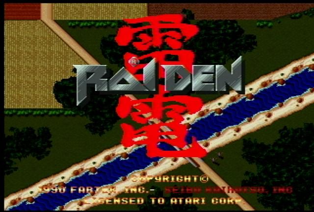 Raiden  title screen image #1 