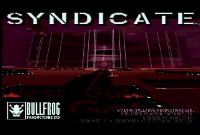 Syndicate  title screen image #1 