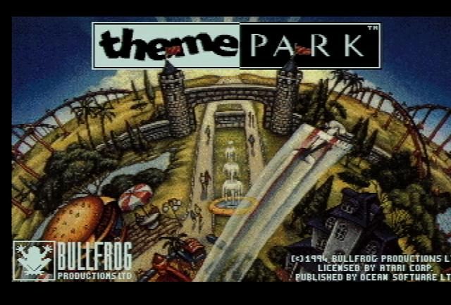 Theme Park  title screen image #1 