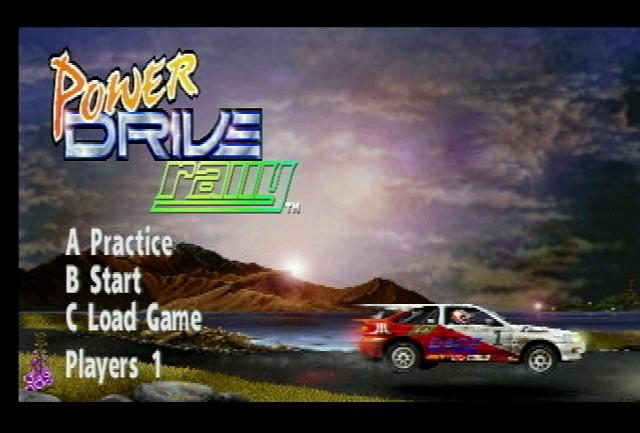 Power Drive Rally  title screen image #1 