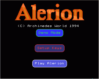Alerion title screen image #1 