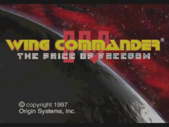 Wing Commander IV: The Price of Freedom title screen image #1 