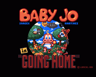 Baby Jo in Going Home title screen image #1 