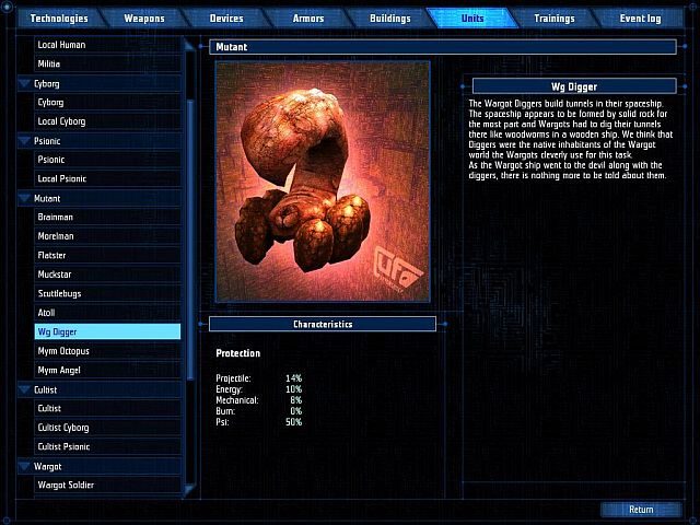 UFO: Aftershock  in-game screen image #3 