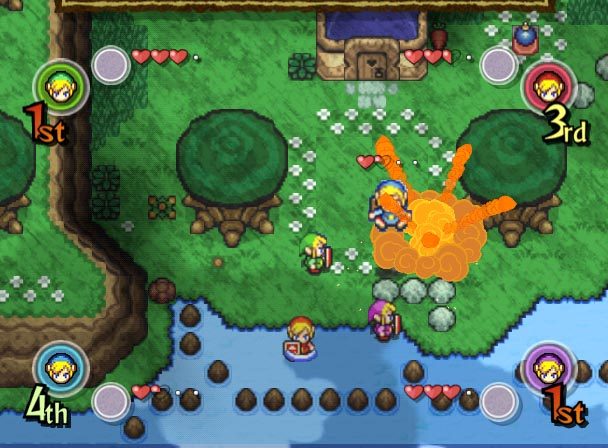 The Legend of Zelda: Four Swords Adventures in-game screen image #1 