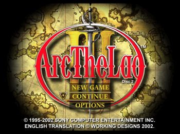 Arc the Lad III  title screen image #1 