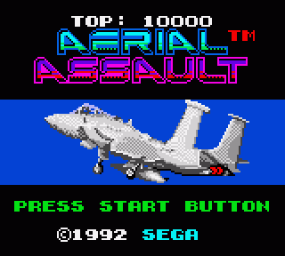 Aerial Assault  title screen image #1 