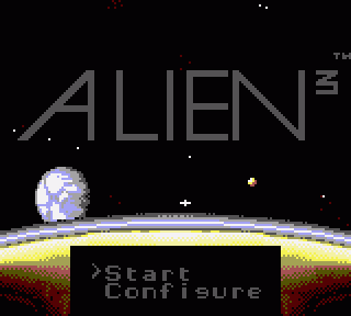 Alien³  title screen image #1 