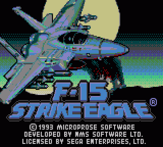 F-15 Strike Eagle title screen image #1 