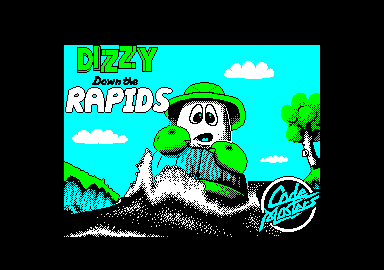 Dizzy Down the Rapids title screen image #1 