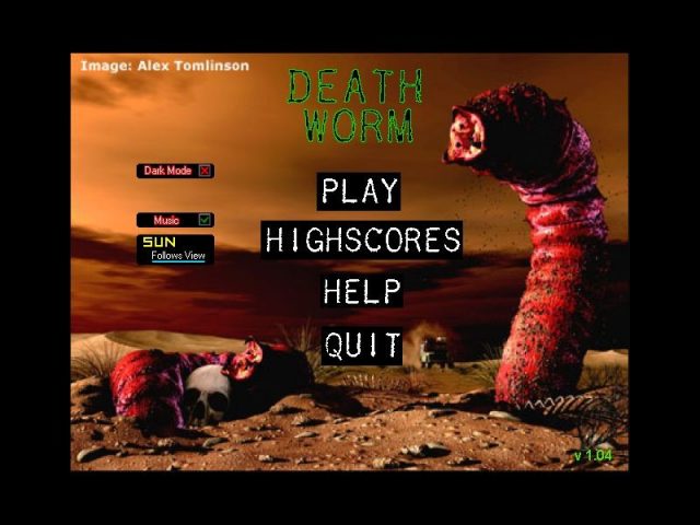 Death Worm title screen image #1 