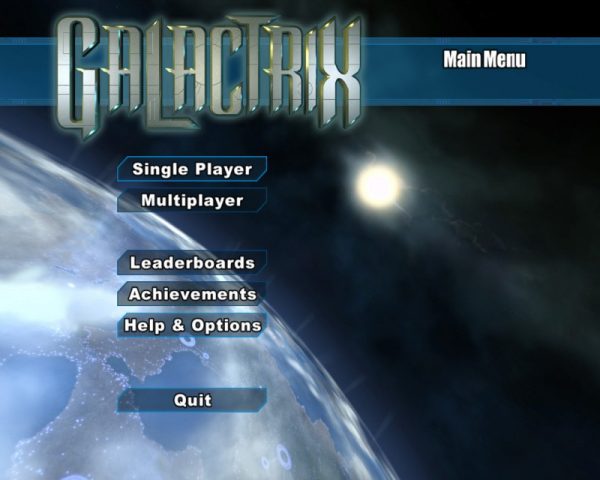 Puzzle Quest: Galactrix title screen image #1 
