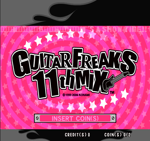 Guitar Freaks 11th Mix title screen image #1 