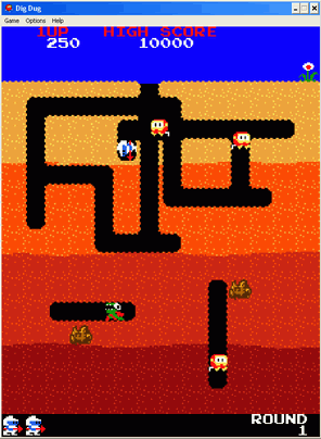 Return of Arcade in-game screen image #4 Dig Dug