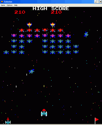 Return of Arcade in-game screen image #3 Galaxian