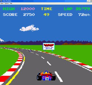 Return of Arcade in-game screen image #1 Pole Position