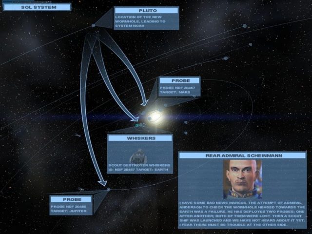 Nexus – The Jupiter Incident in-game screen image #2 Briefing