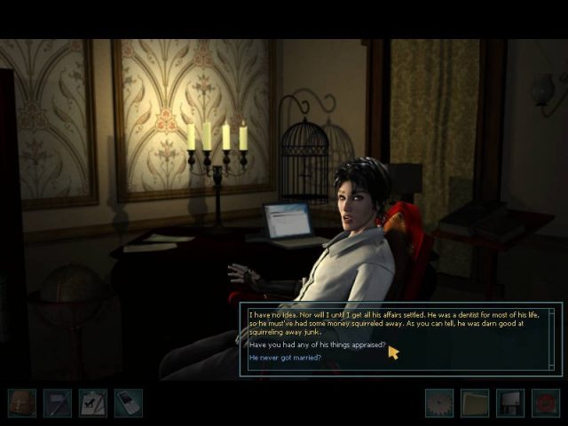 Nancy Drew 17: Legend of the Crystal Skull in-game screen image #3 