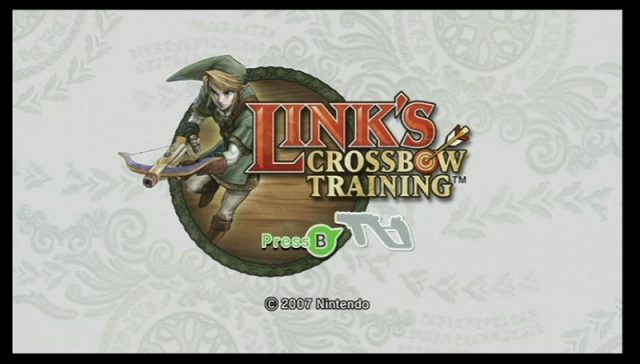 Link's Crossbow Training title screen image #1 