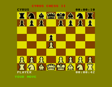 Cyrus II Chess  in-game screen image #1 