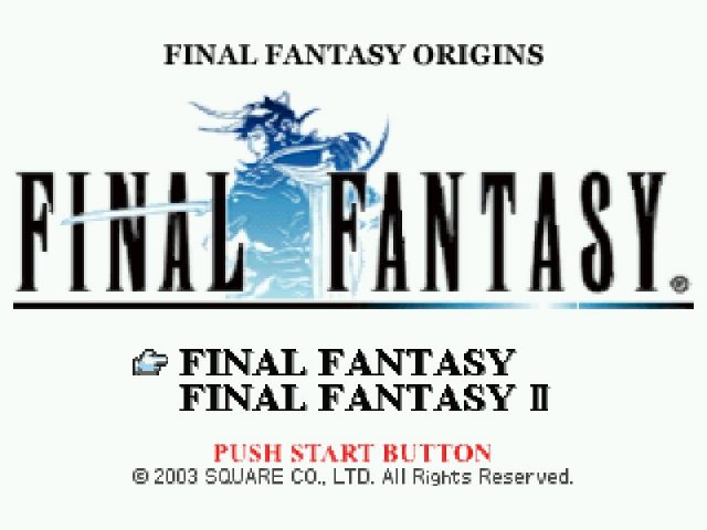 Final Fantasy Origins title screen image #1 