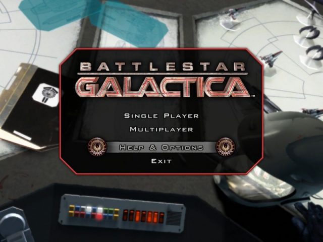 Battlestar Galactica title screen image #1 
