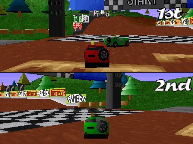 Big Red Racing in-game screen image #1 