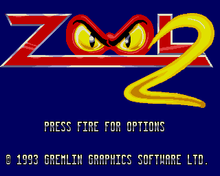 Zool 2 title screen image #1 
