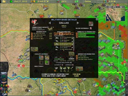 Supreme Ruler 2010 in-game screen image #1 
