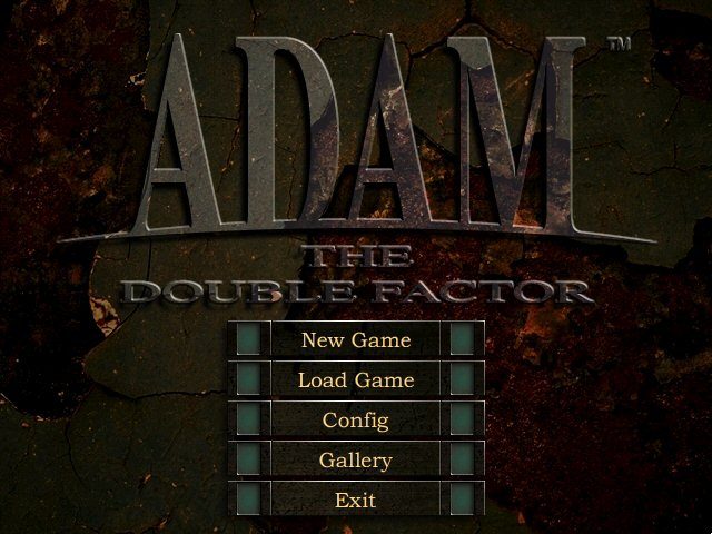 Adam: The Double Factor title screen image #1 