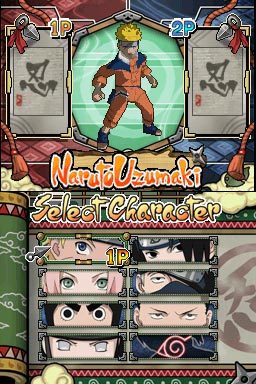 Naruto: Ninja Destiny in-game screen image #3 Character selection