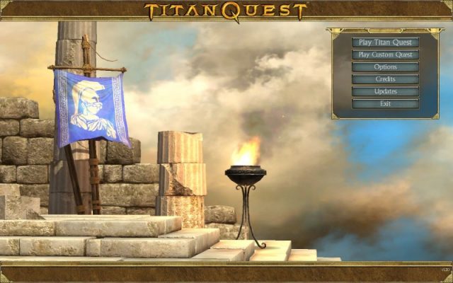 Titan Quest  title screen image #1 