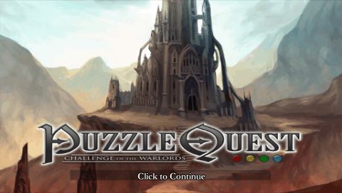 Puzzle Quest: Challenge of the Warlords title screen image #1 