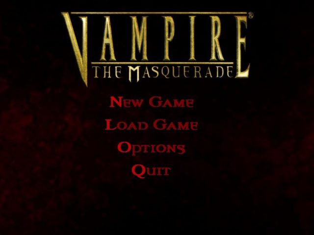 Vampire: The Masquerade: Bloodlines  title screen image #1 